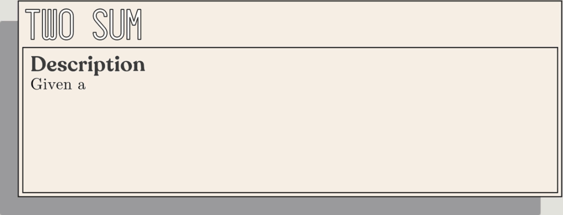 problem